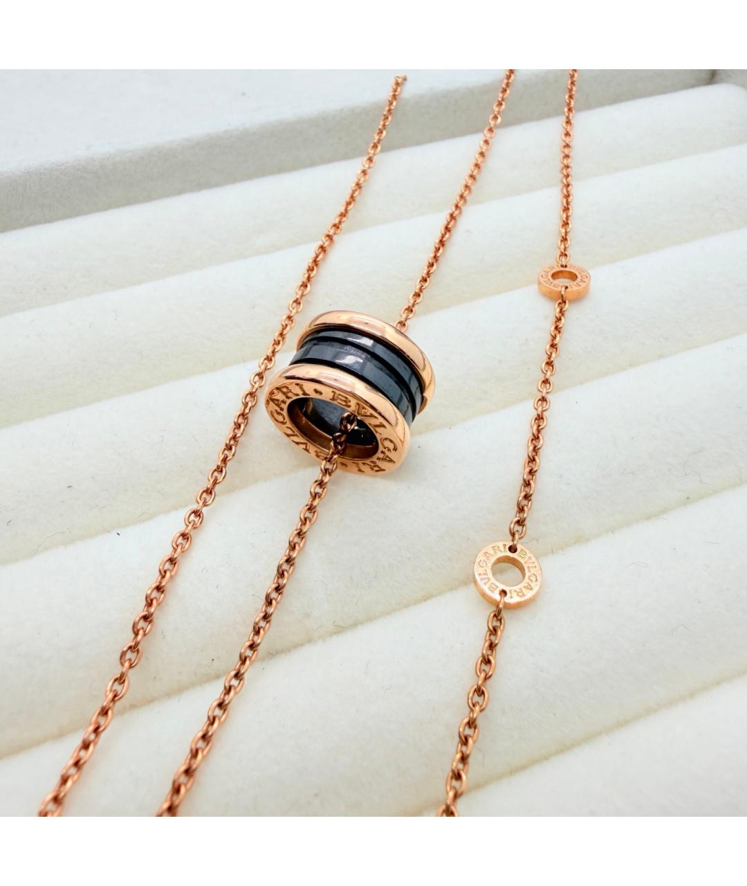 BVLGARI Золотая подвеска из розового золота, фото 5