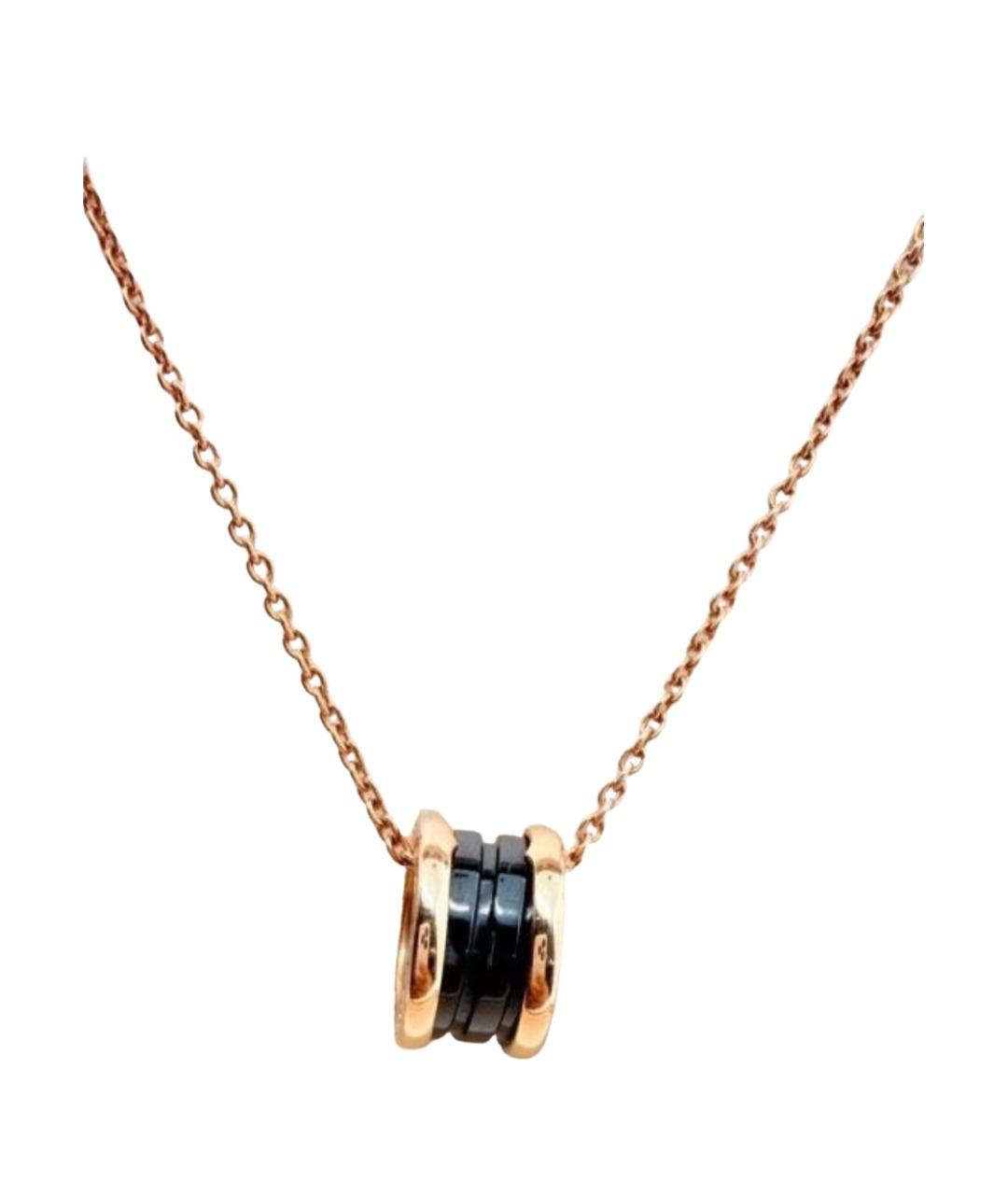 BVLGARI Золотая подвеска из розового золота, фото 1