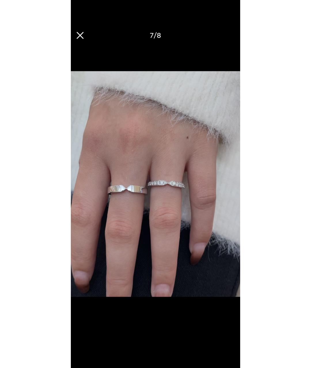 CHAUMET Серебряное платиновое кольцо, фото 7