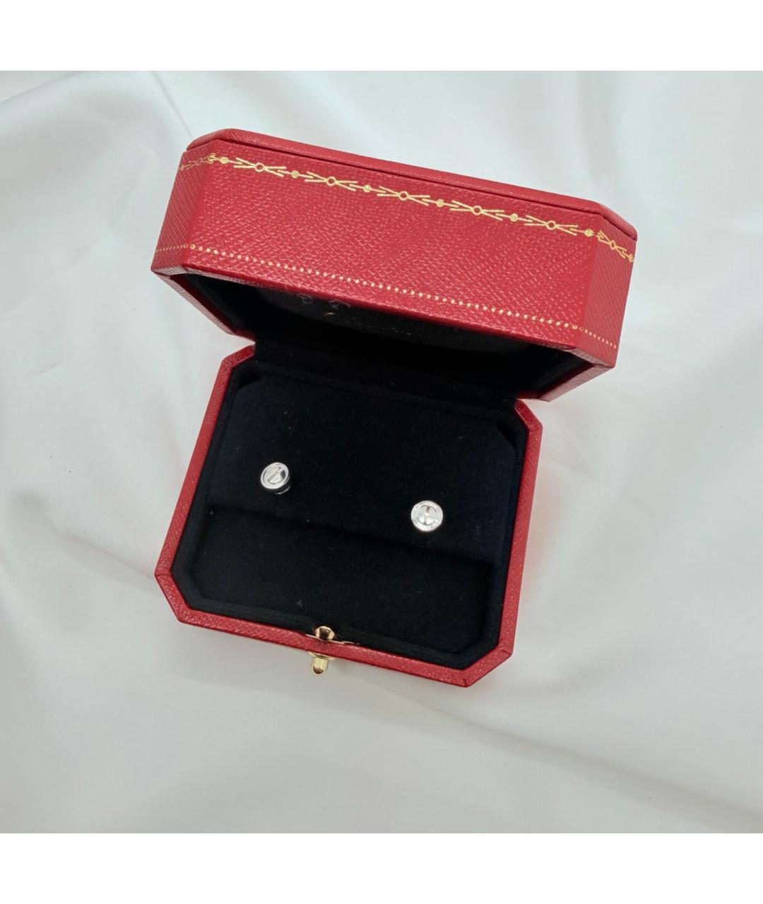 CARTIER Серебряные серьги из белого золота, фото 4