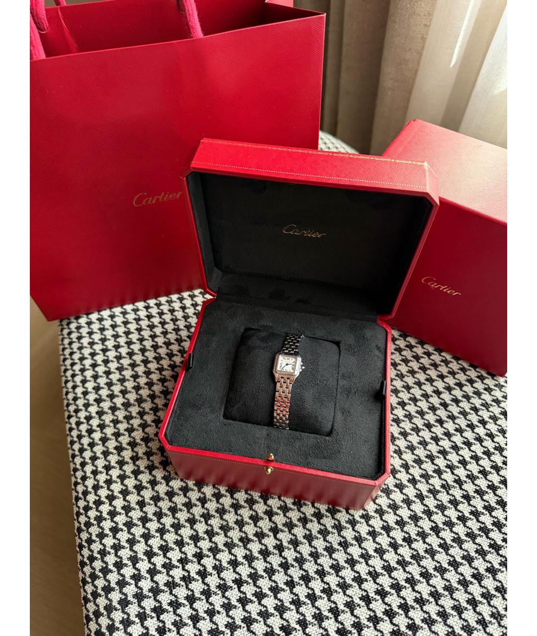 CARTIER Серебряные часы, фото 2