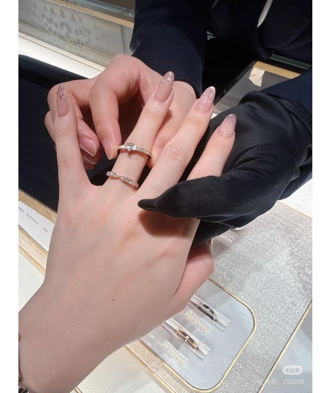 CHAUMET Серебряное платиновое кольцо, фото 7