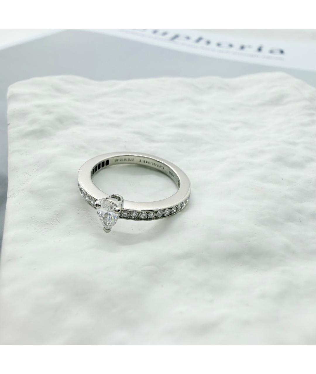 CHAUMET Серебряное платиновое кольцо, фото 5