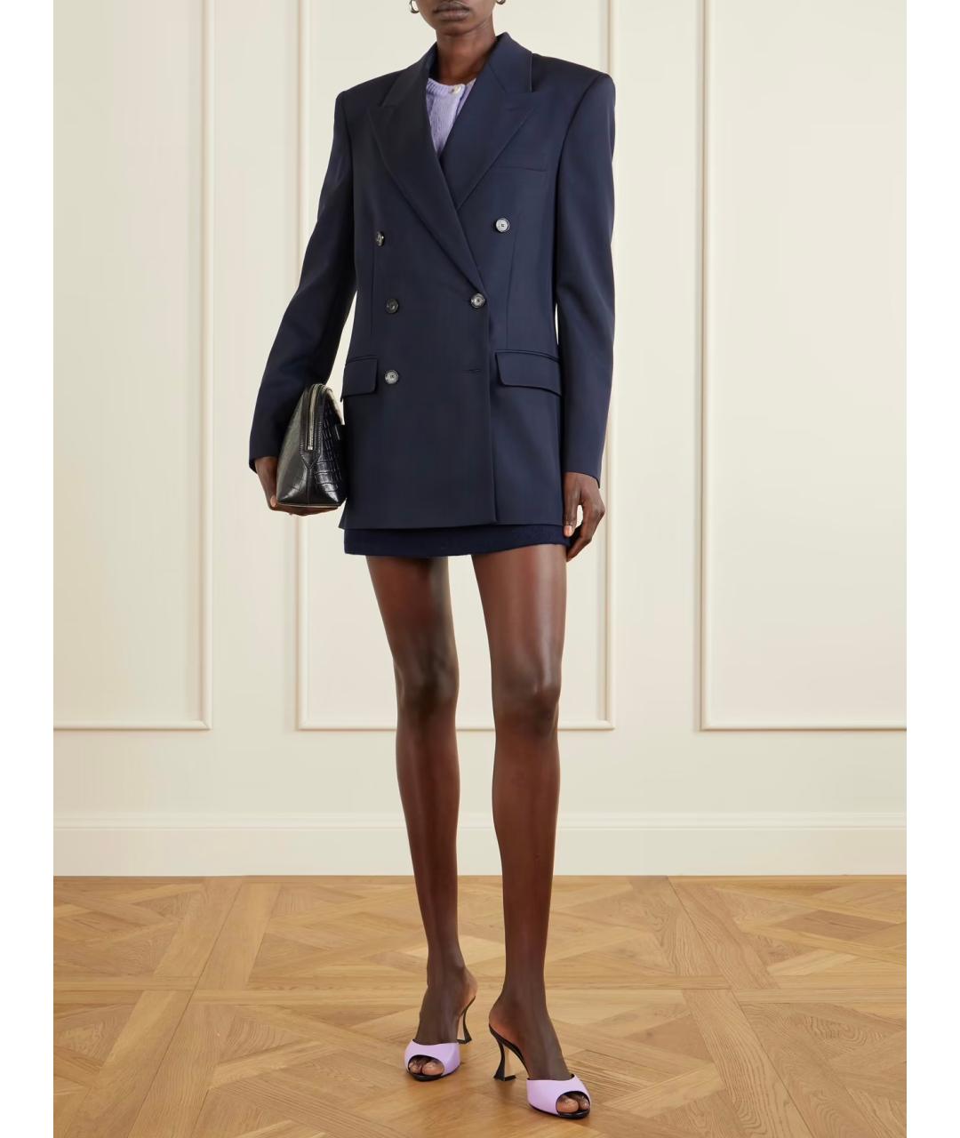 MANOLO BLAHNIK Фиолетовые кожаные мюли, фото 2