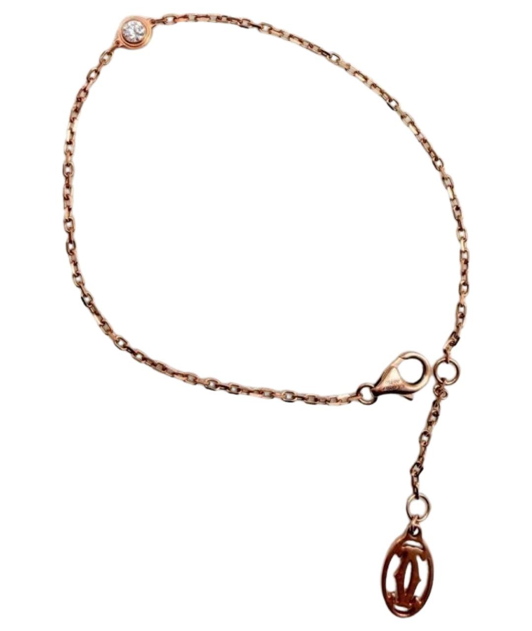 CARTIER Золотой браслет из розового золота, фото 1