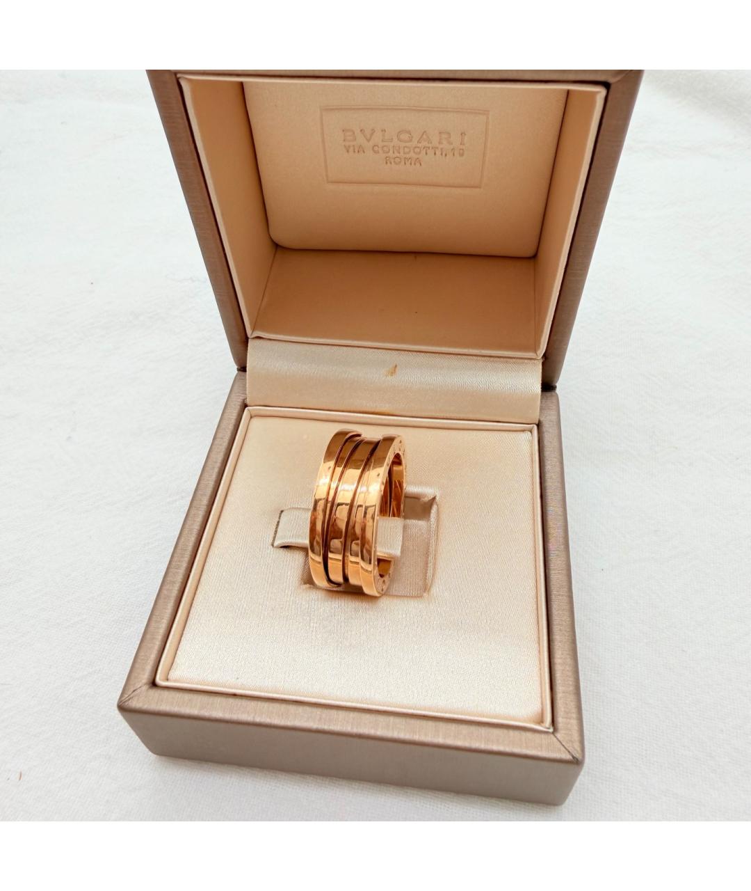 BVLGARI Золотое кольцо из розового золота, фото 3