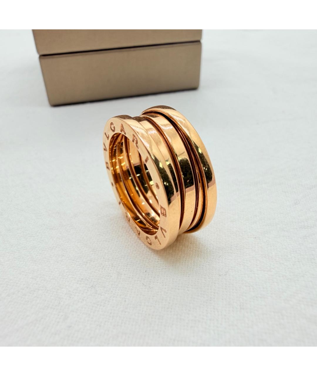 BVLGARI Золотое кольцо из розового золота, фото 7