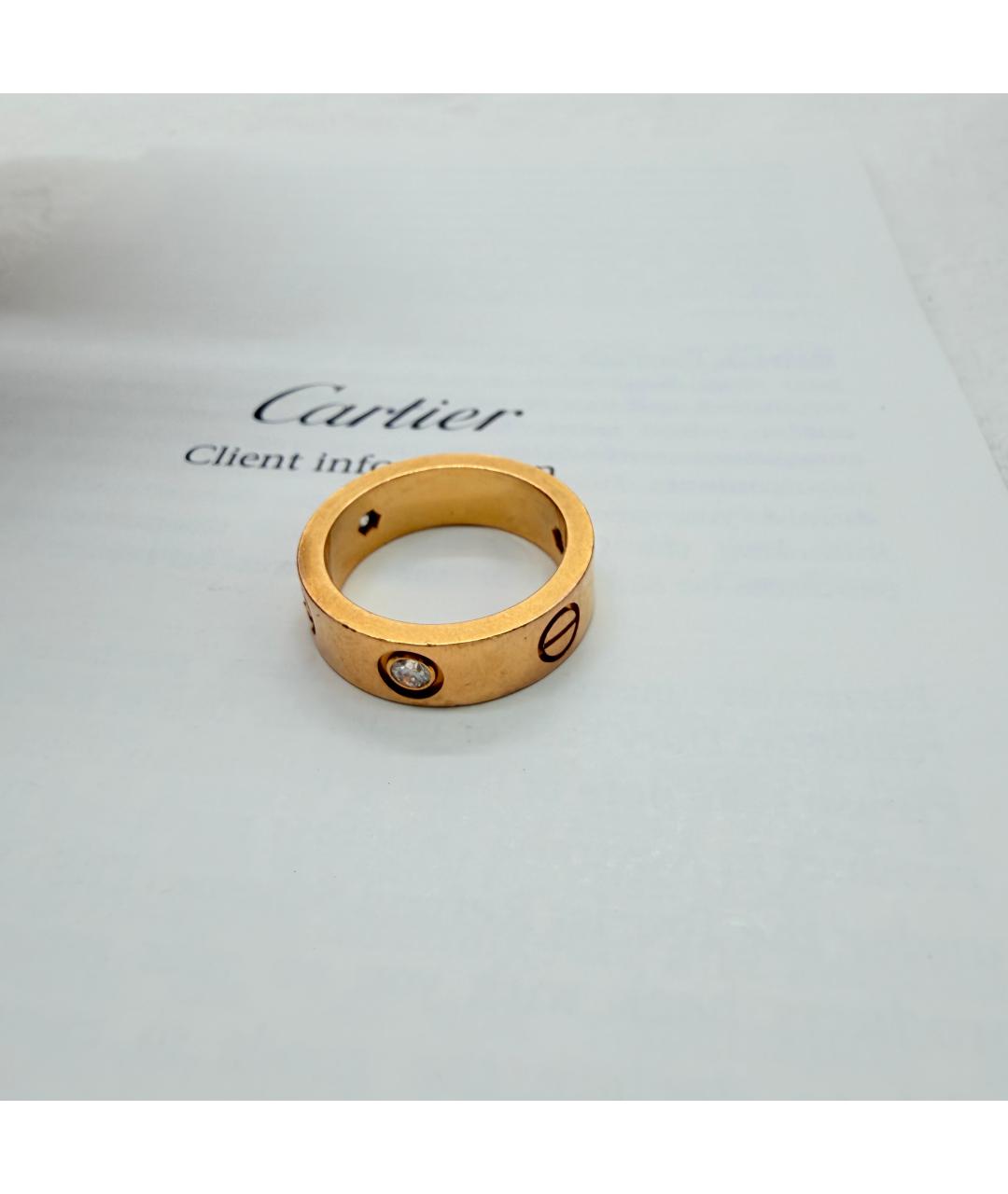 CARTIER Золотое кольцо из розового золота, фото 5