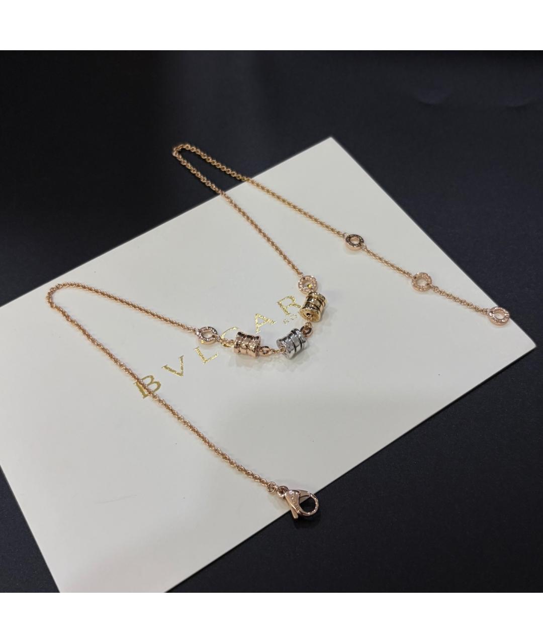 BVLGARI Золотое колье из розового золота, фото 3