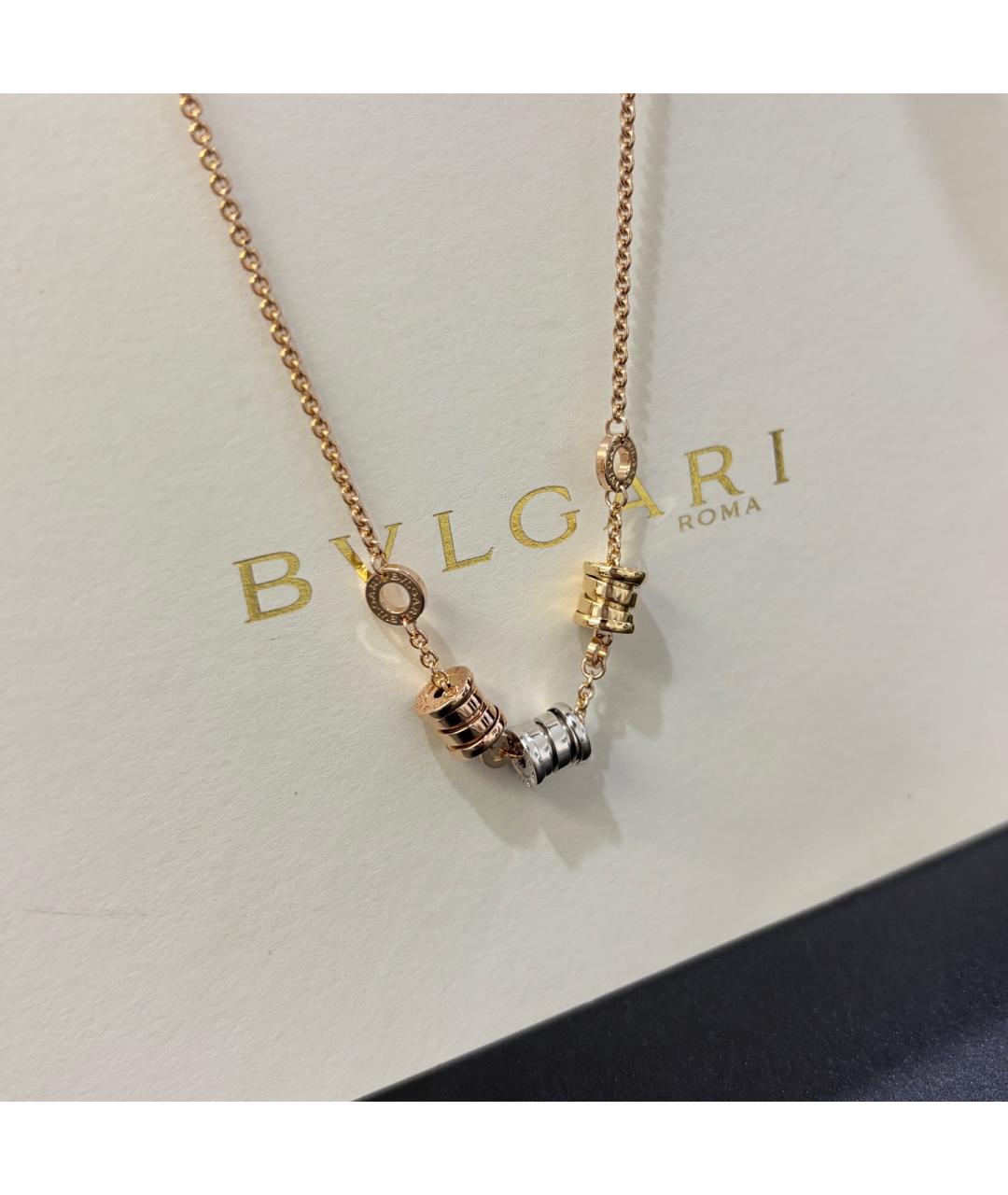 BVLGARI Золотое колье из розового золота, фото 4