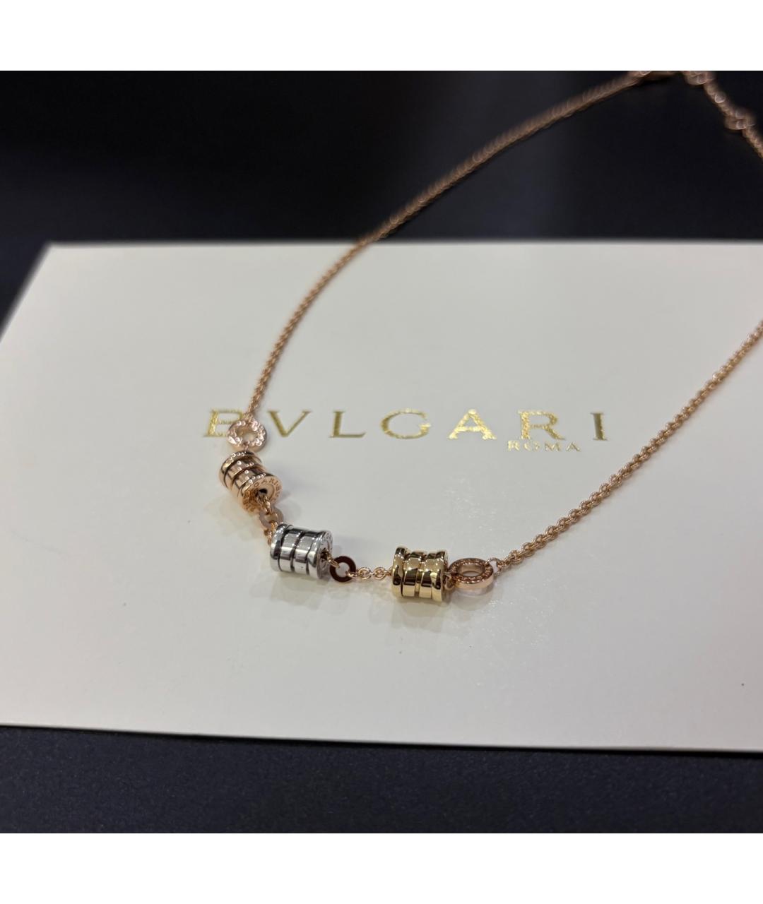 BVLGARI Золотое колье из розового золота, фото 2