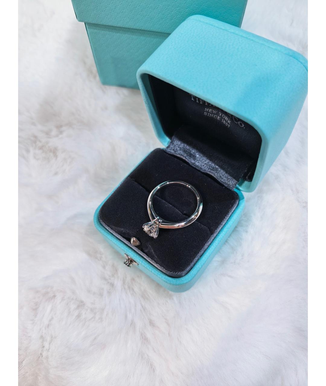 TIFFANY&CO Серебряное платиновое кольцо, фото 4