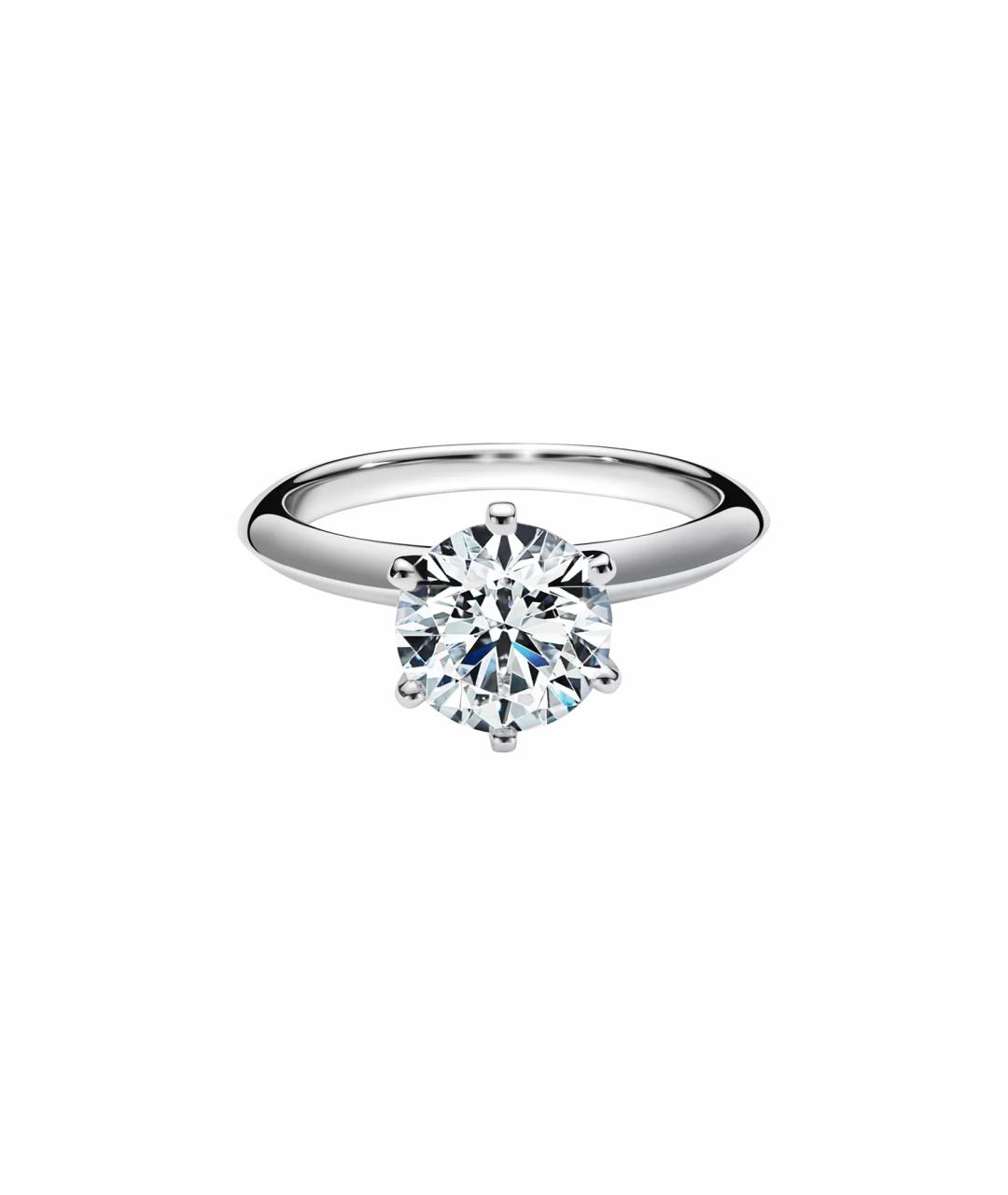 TIFFANY&CO Серебряное платиновое кольцо, фото 5