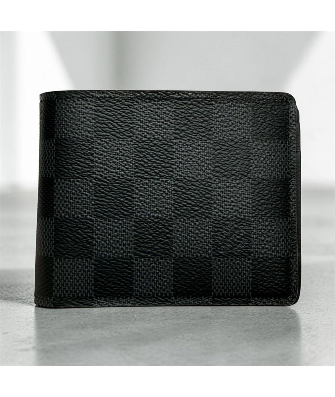 LOUIS VUITTON Черный кошелек, фото 6