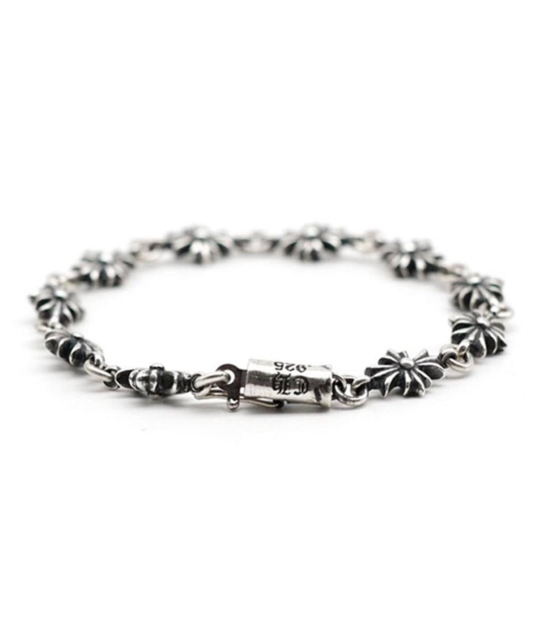 CHROME HEARTS Черная серебряная цепочка/подвеска, фото 1