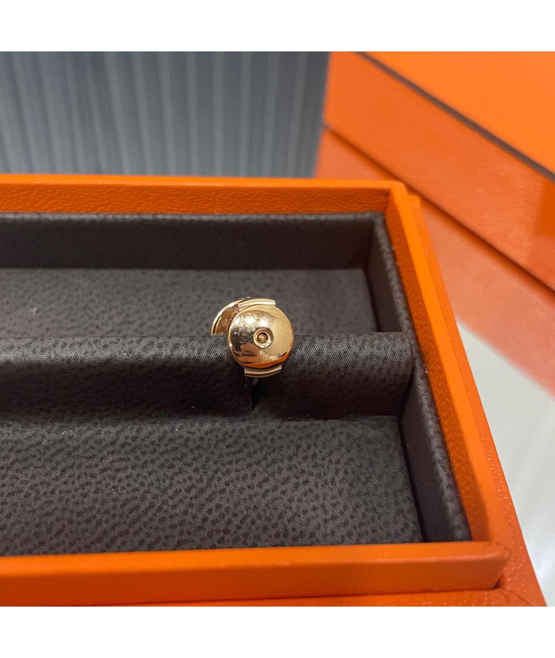 HERMES Золотые серьги из розового золота, фото 6