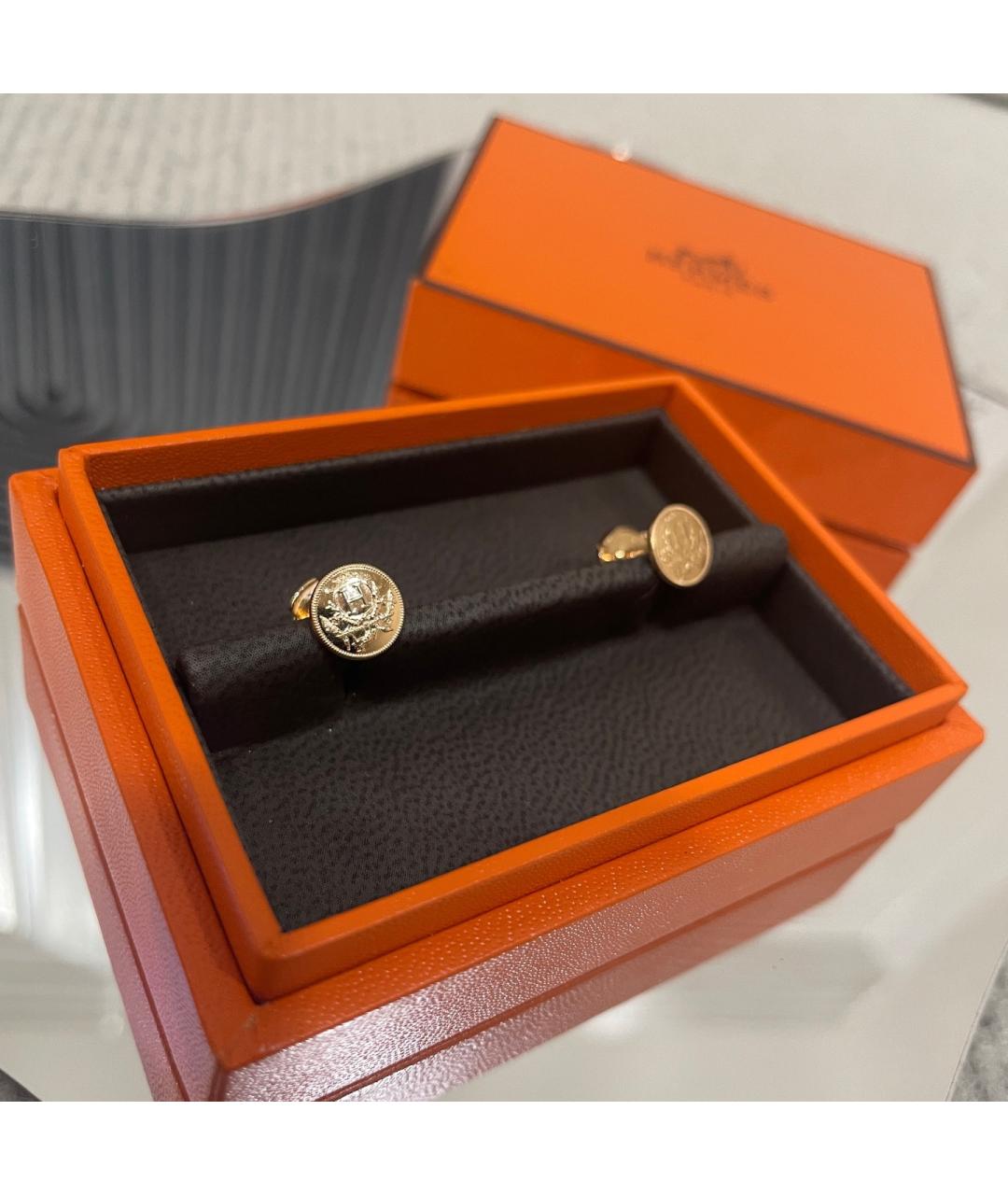 HERMES Золотые серьги из розового золота, фото 7