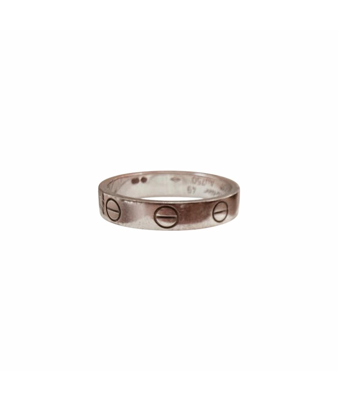 CARTIER Белое кольцо из белого золота, фото 1