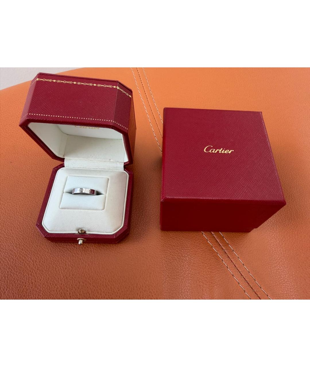 CARTIER Белое кольцо из белого золота, фото 2