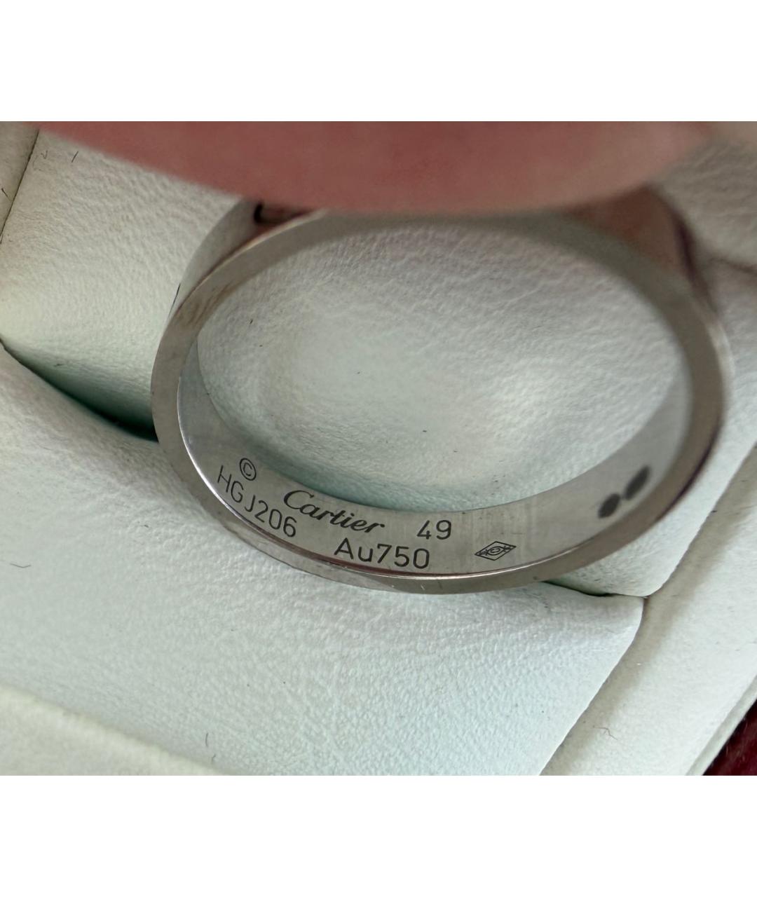 CARTIER Белое кольцо из белого золота, фото 4