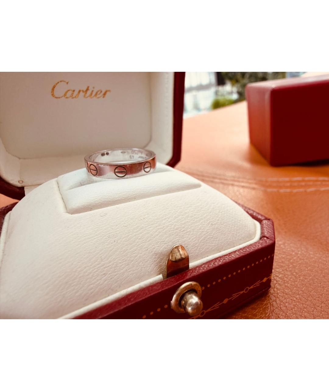 CARTIER Белое кольцо из белого золота, фото 6