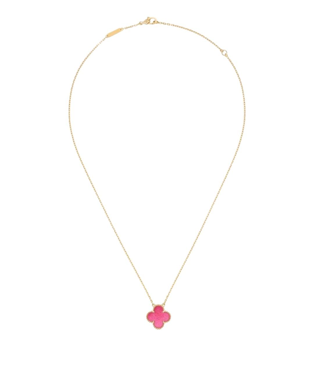 VAN CLEEF & ARPELS Розовое колье из желтого золота, фото 1