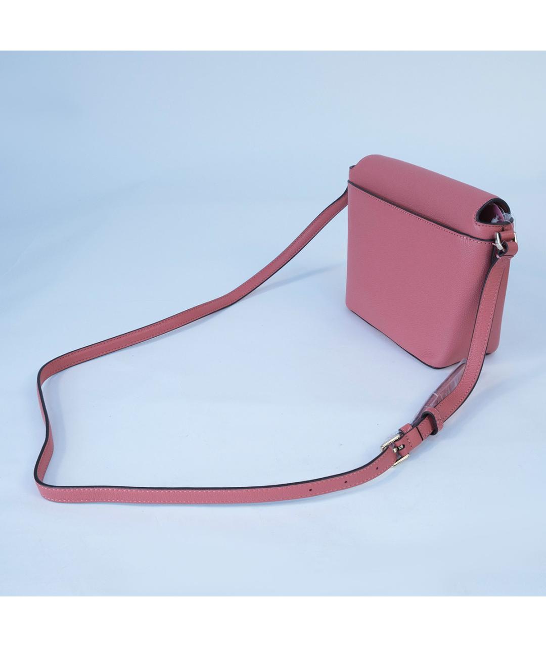 KATE SPADE Розовая кожаная сумка через плечо, фото 4