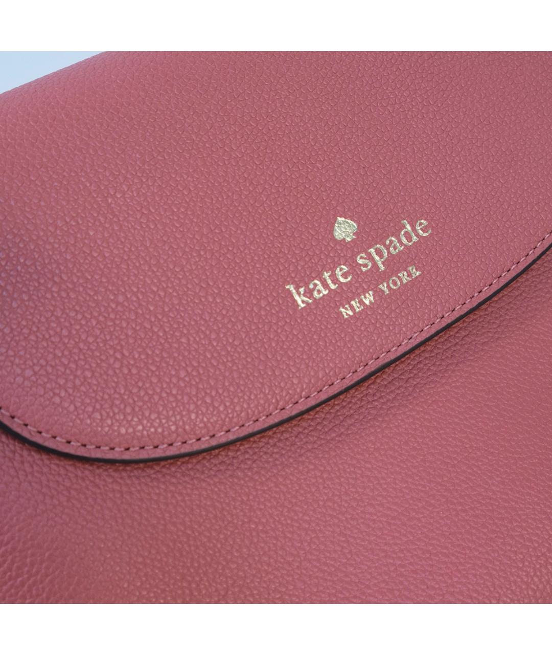 KATE SPADE Розовая кожаная сумка через плечо, фото 5