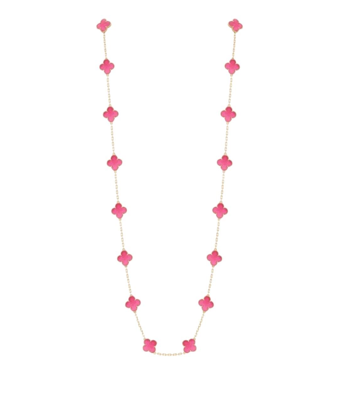 VAN CLEEF & ARPELS Розовое колье из желтого золота, фото 1
