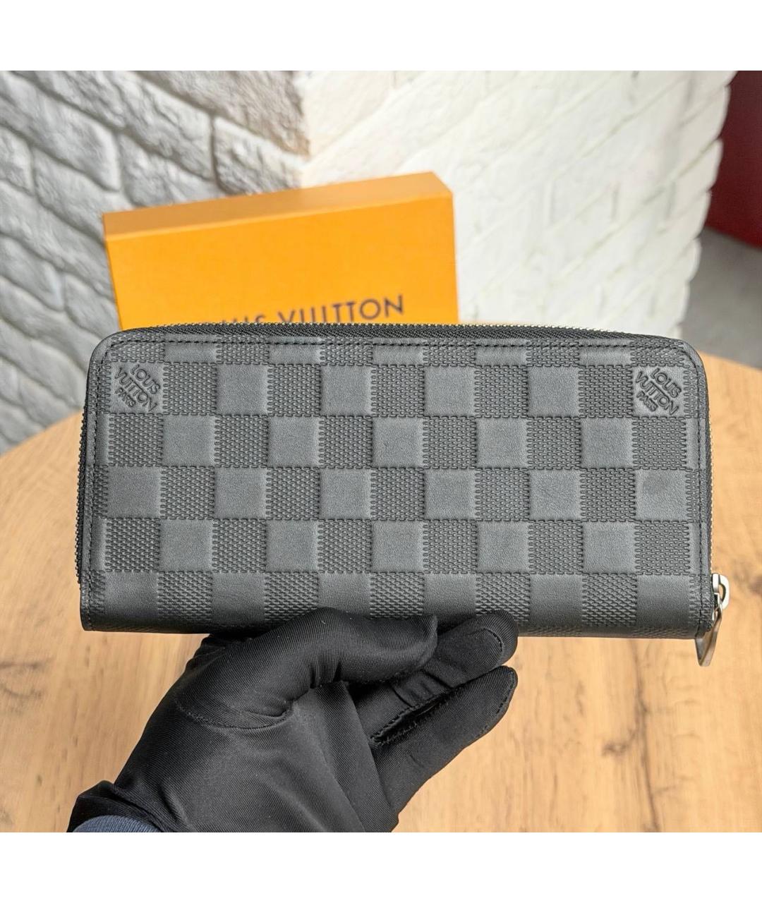 LOUIS VUITTON Черный кошелек, фото 3