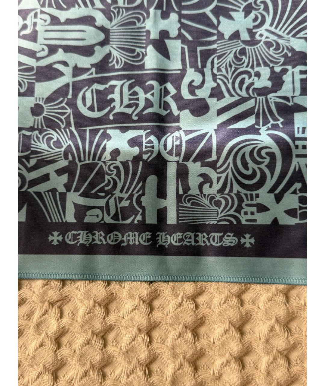 CHROME HEARTS Голубой платок, фото 2