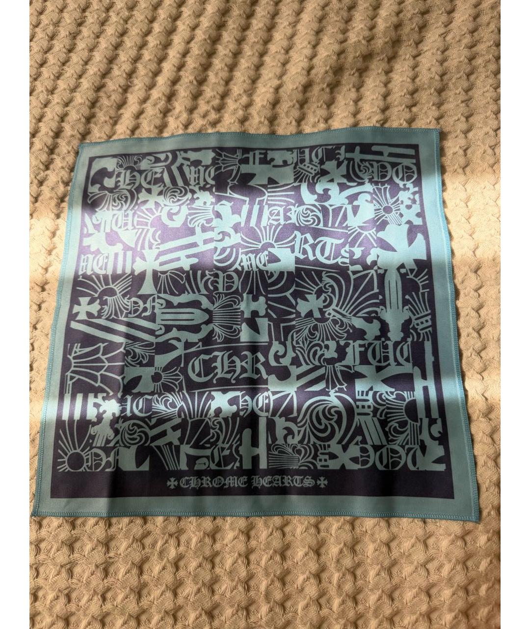CHROME HEARTS Голубой платок, фото 4
