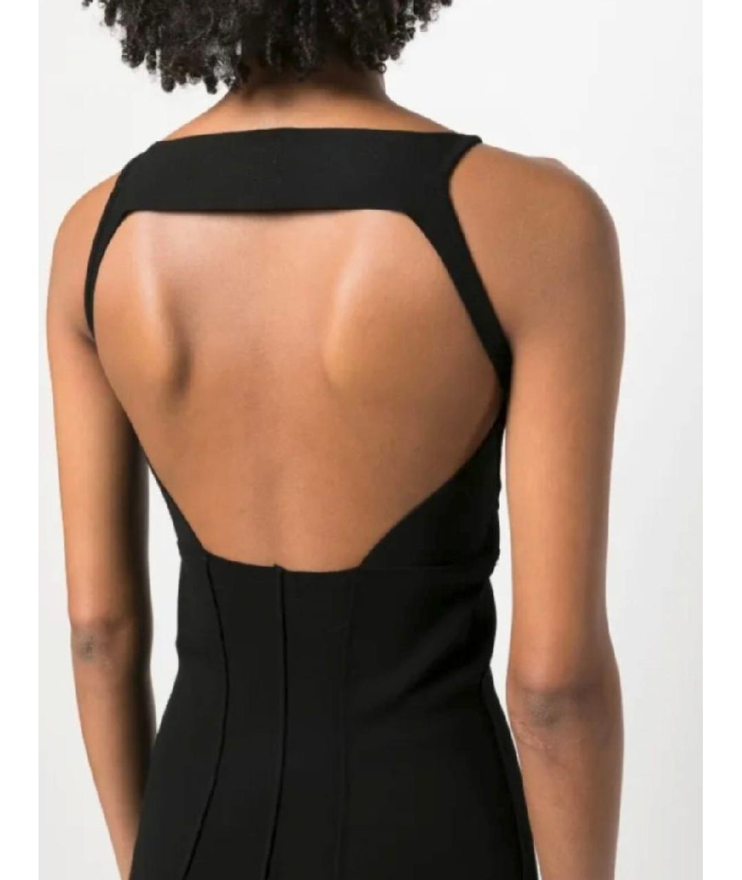 RICK OWENS Черное вискозное коктейльное платье, фото 2