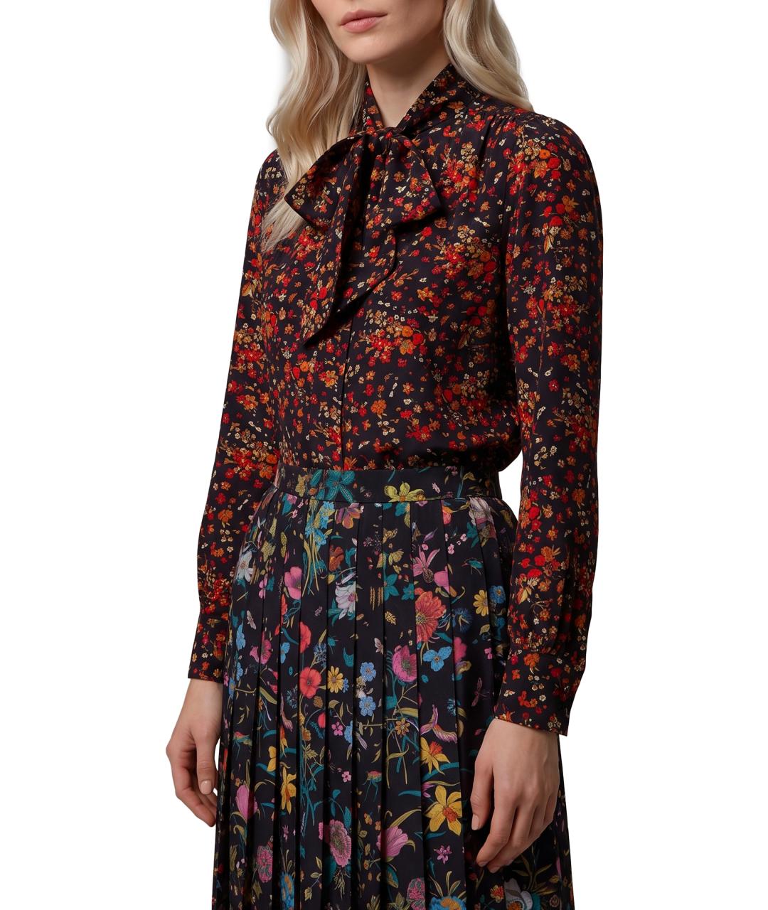 GUCCI Мульти шелковая рубашка, фото 2