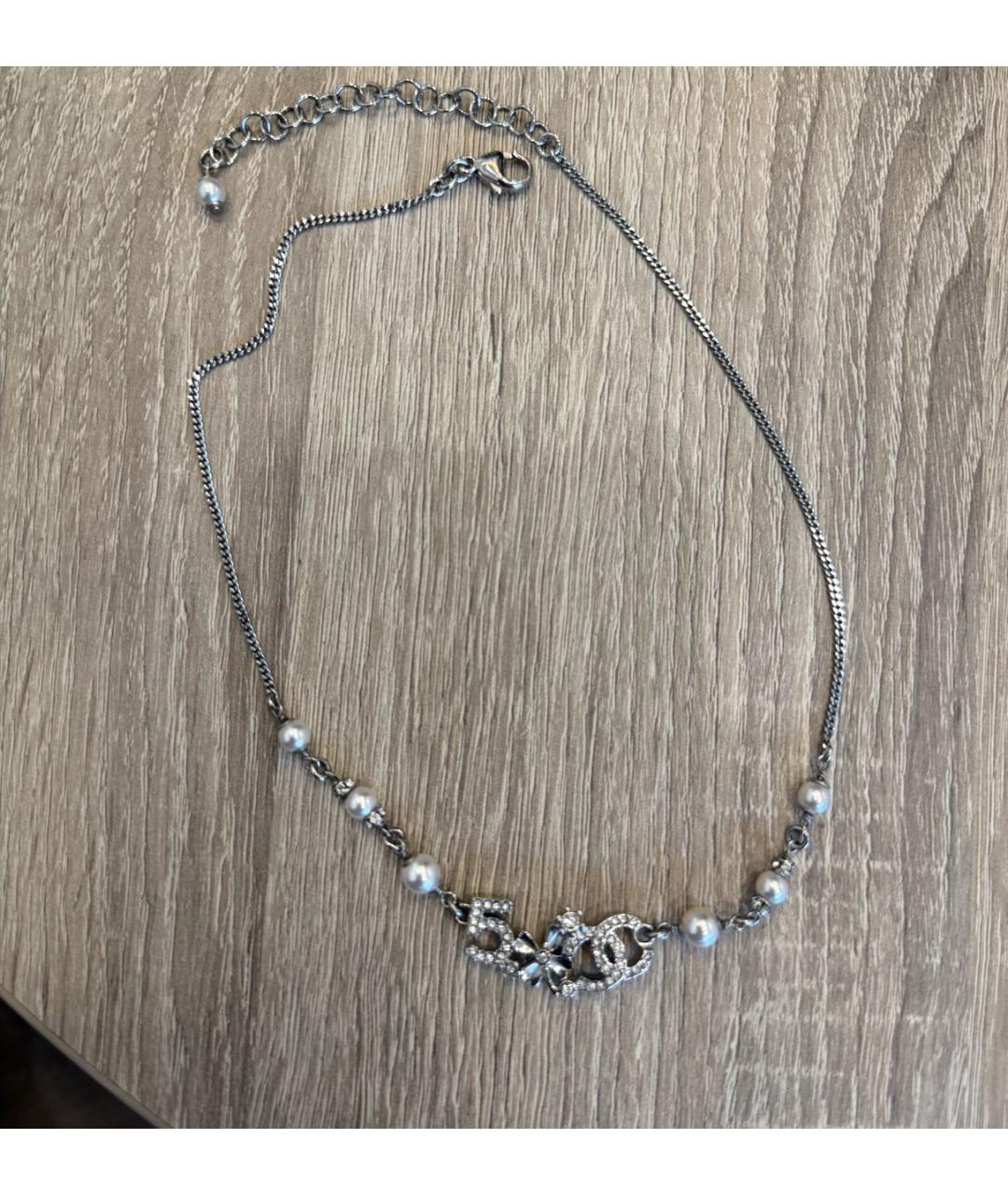 CHANEL Серебряное колье, фото 2