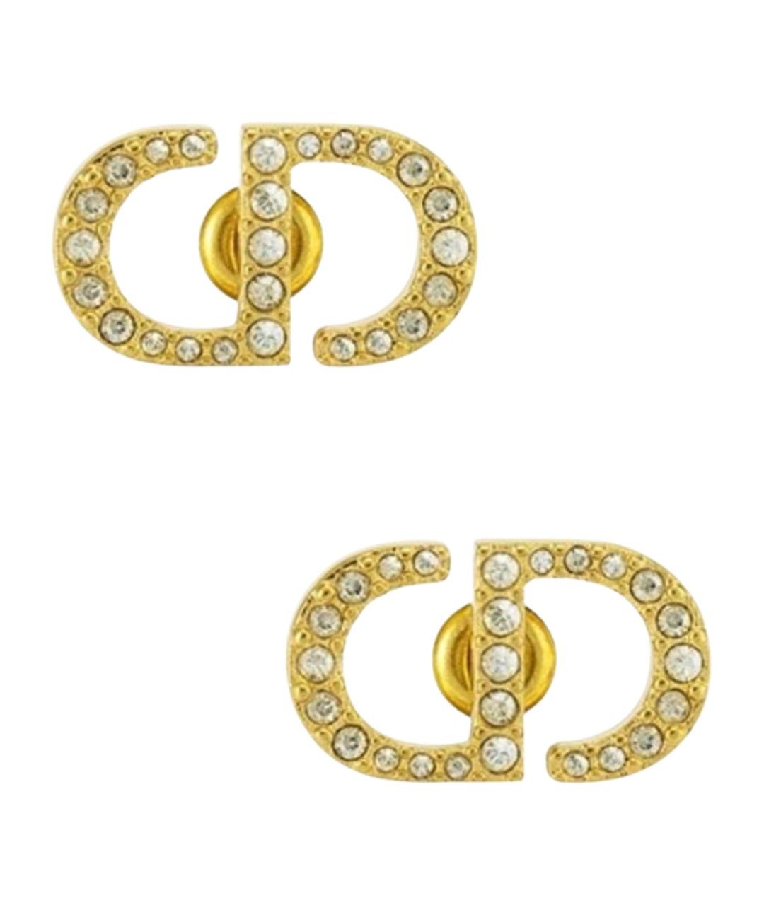 CHRISTIAN DIOR Золотые серьги, фото 1