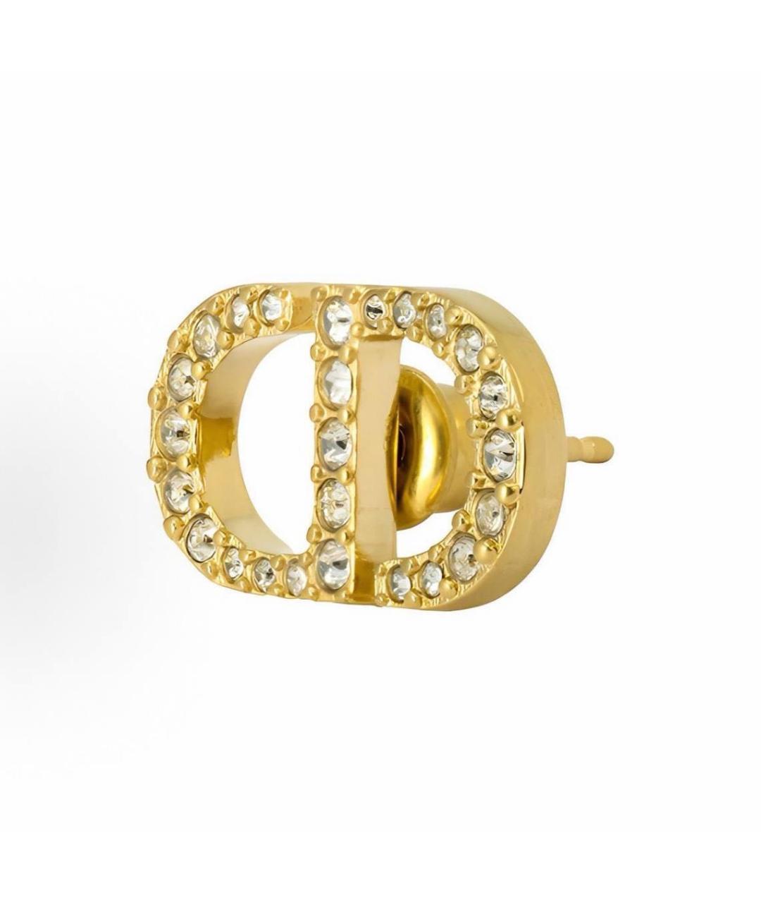 CHRISTIAN DIOR Золотые серьги, фото 3