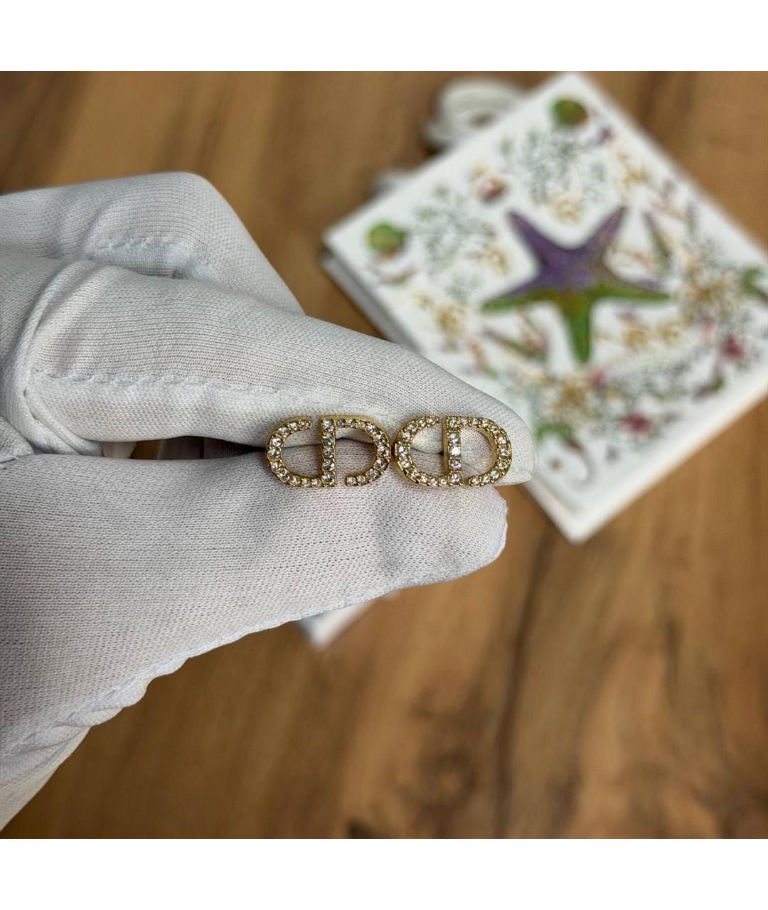 CHRISTIAN DIOR Золотые серьги, фото 2