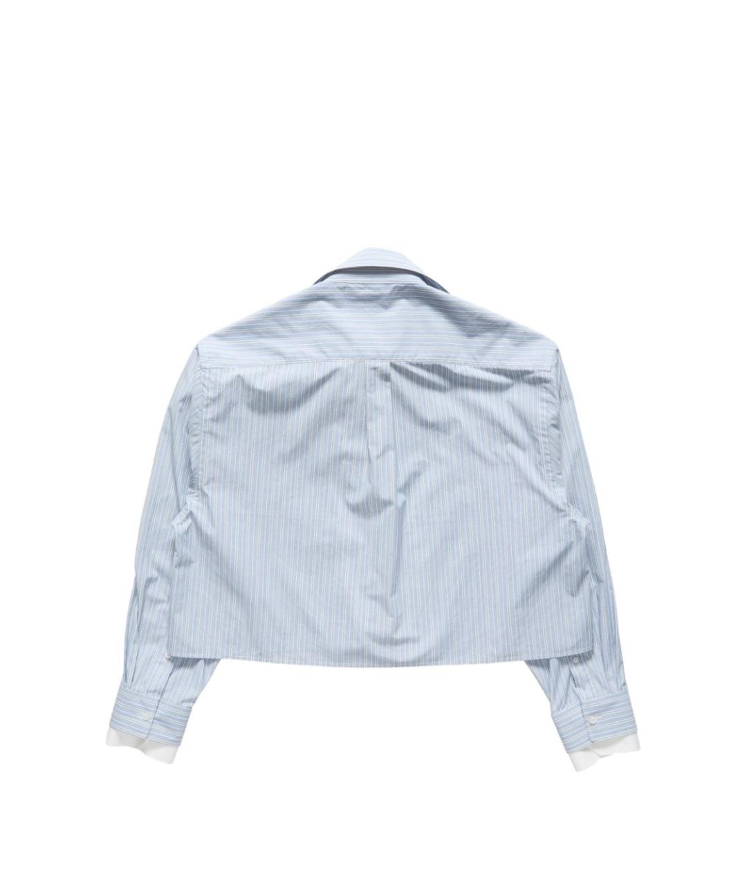ACNE STUDIOS Голубая хлопковая рубашка, фото 3