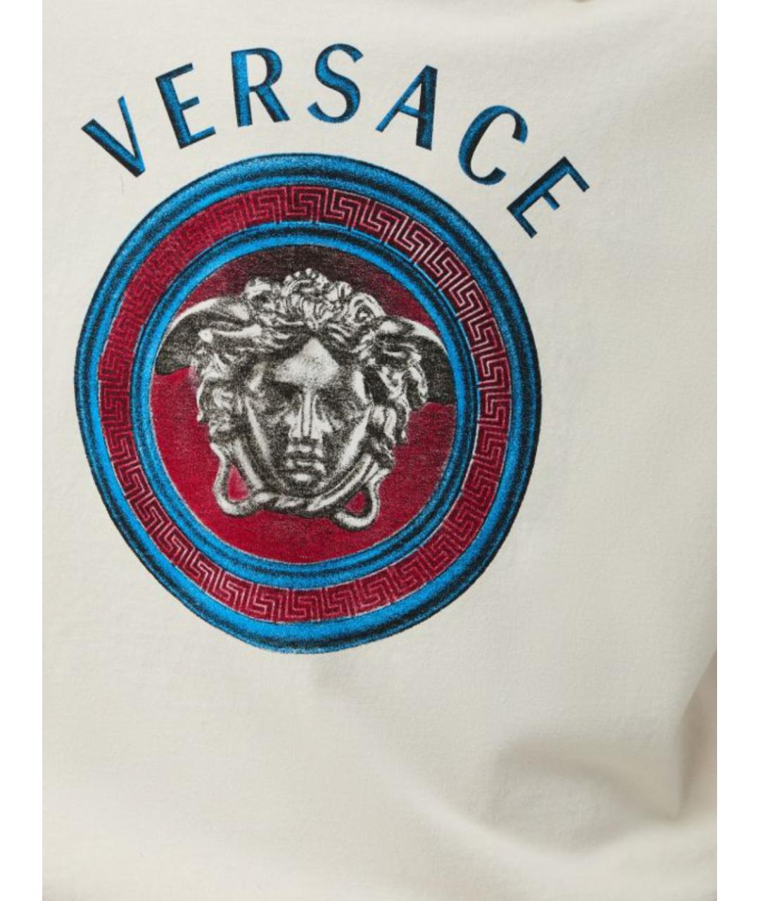 VERSACE Мульти хлопковая футболка, фото 2