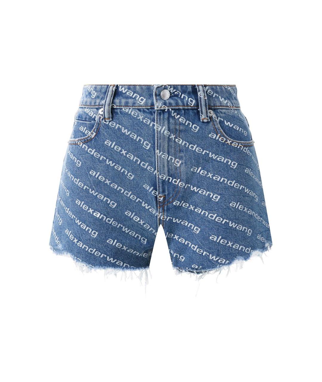 ALEXANDER WANG Синие деним шорты, фото 1