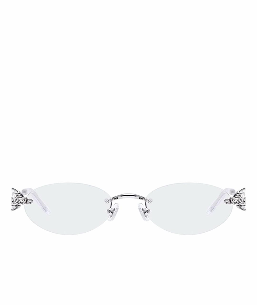 GENTLE MONSTER Серебряные металлические солнцезащитные очки, фото 1