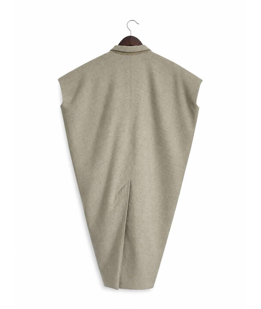 RICK OWENS Бежевый жилет, фото 2