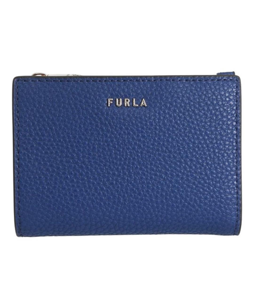 FURLA Синий кожаный кошелек, фото 7