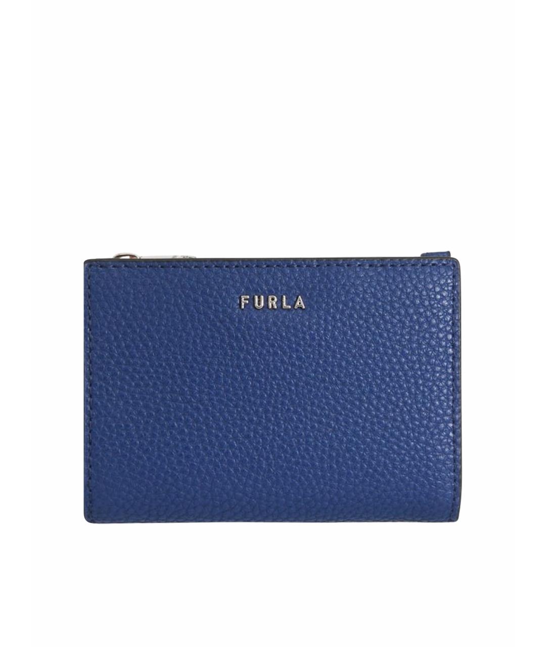 FURLA Синий кожаный кошелек, фото 1