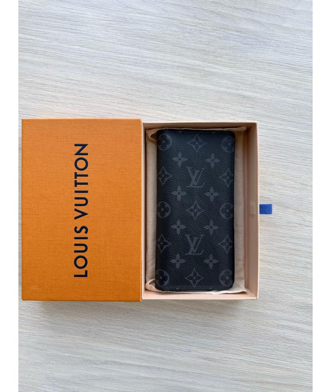 LOUIS VUITTON Черный кошелек из лакированной кожи, фото 2