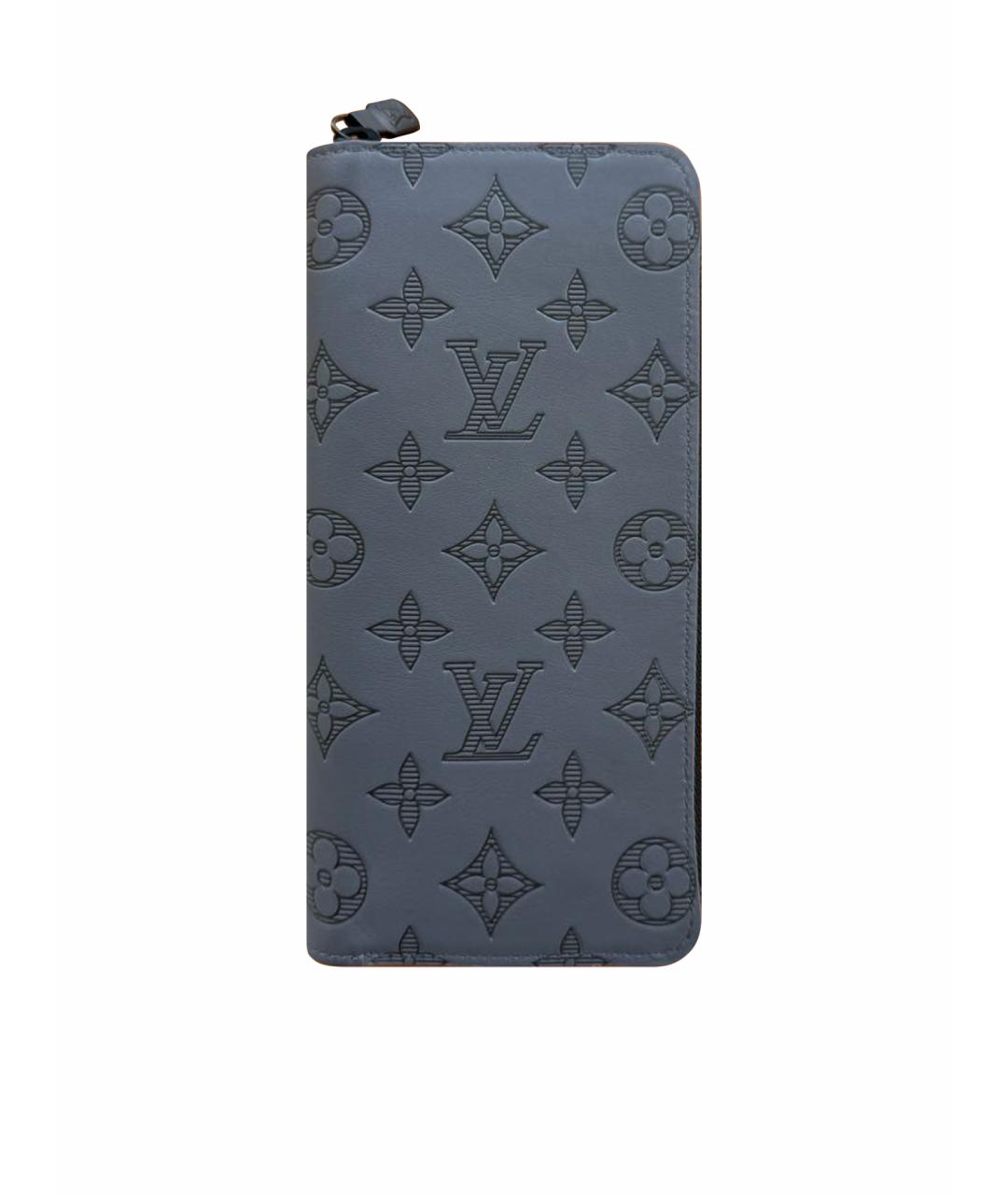 LOUIS VUITTON Серый кожаный кошелек, фото 1