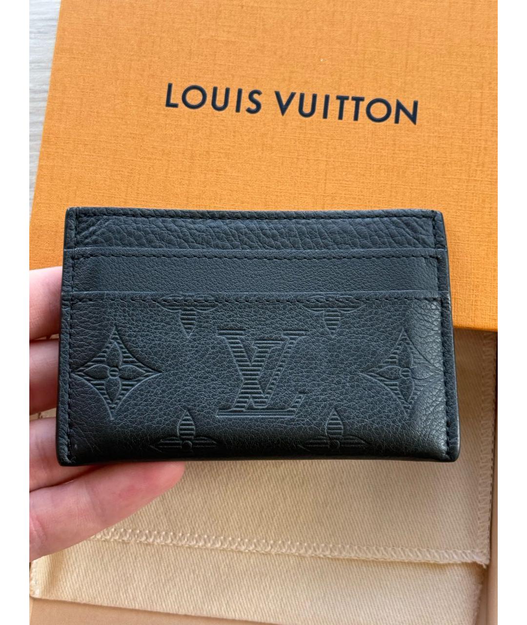 LOUIS VUITTON Черный кошелек из лакированной кожи, фото 7