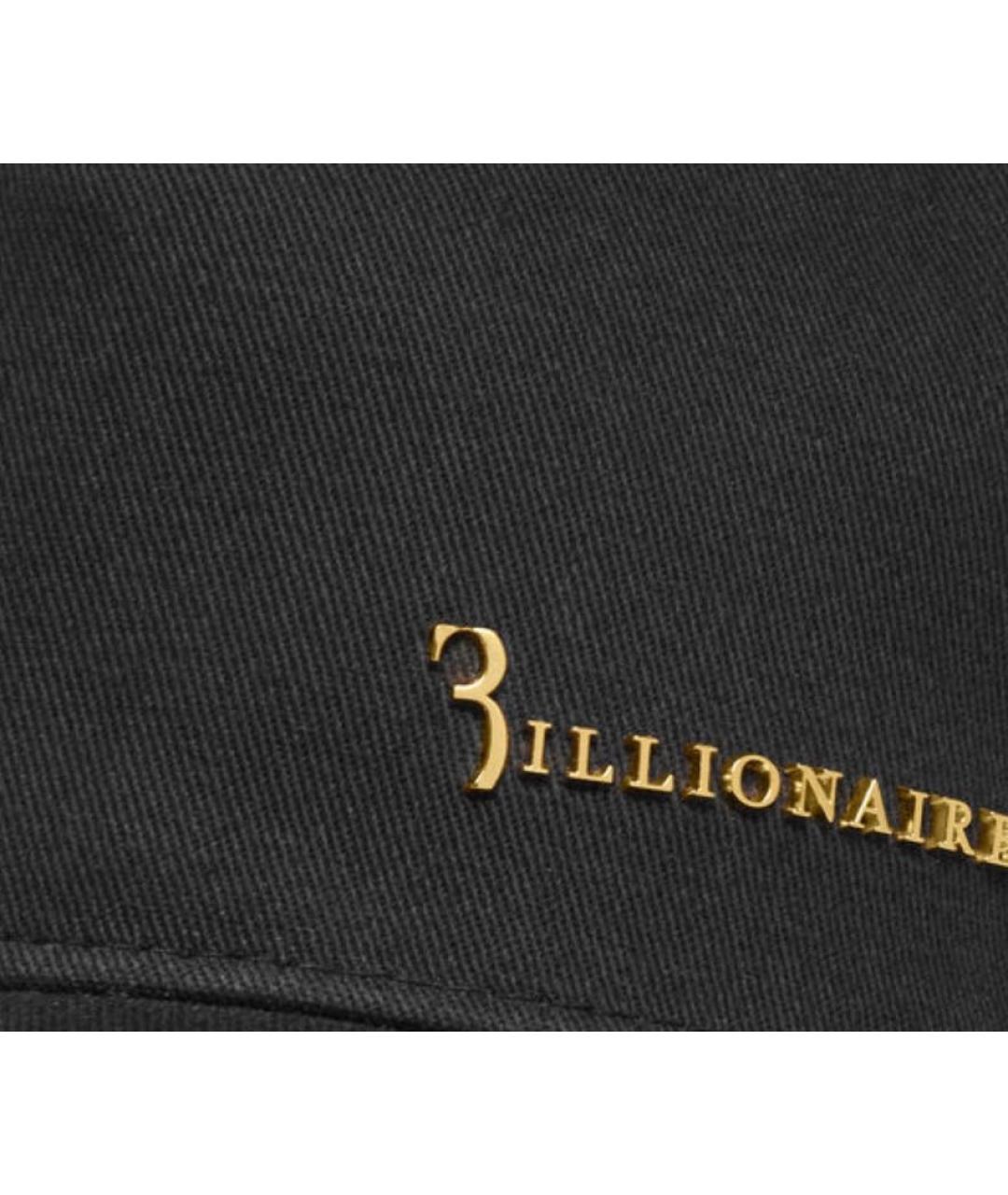 BILLIONAIRE Черная хлопковая кепка/бейсболка, фото 4