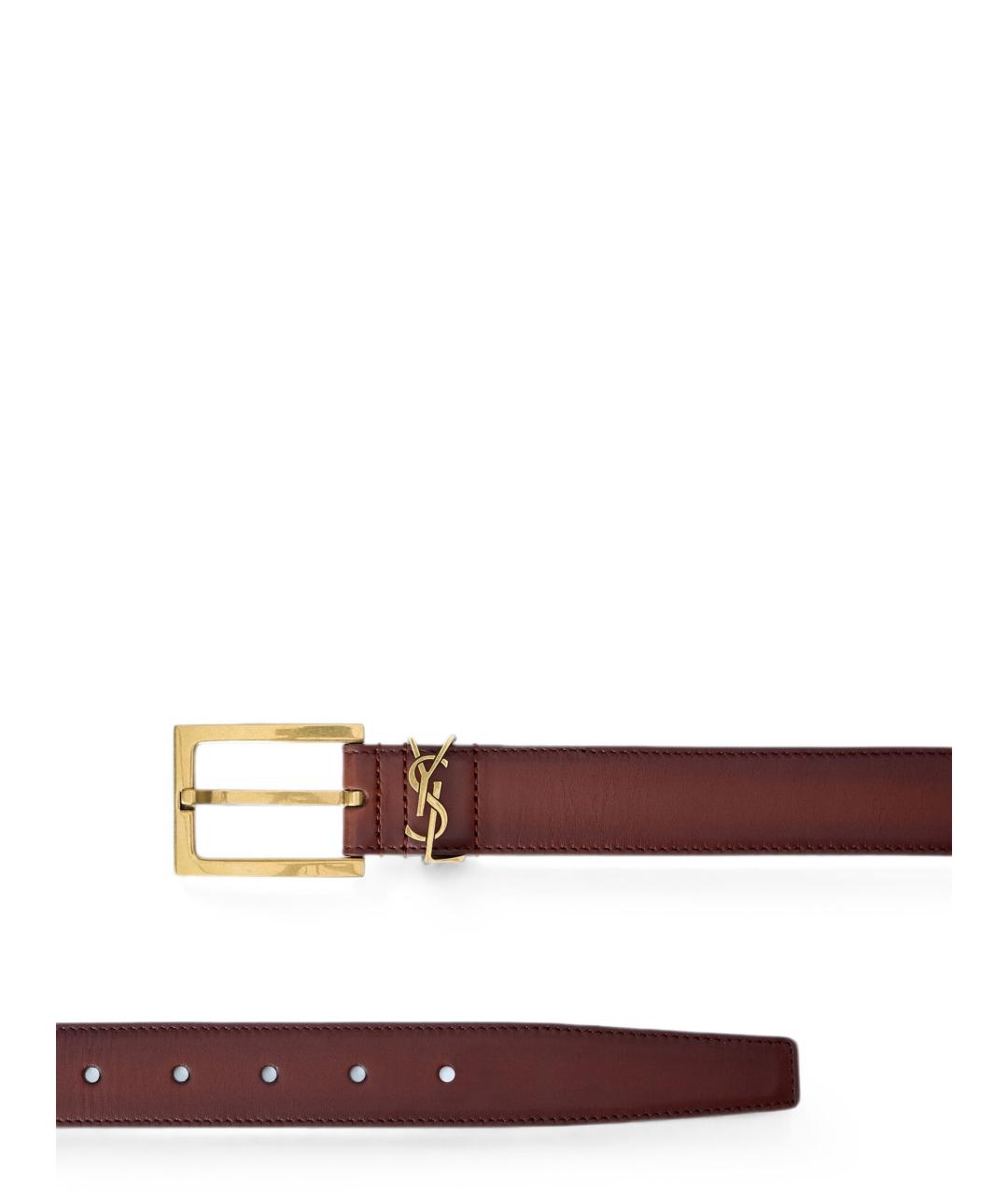 SAINT LAURENT Кожаный ремень, фото 3